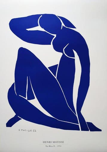 Henri Matisse (1869-1954) (after) - Nu Bleu I and II, 1952