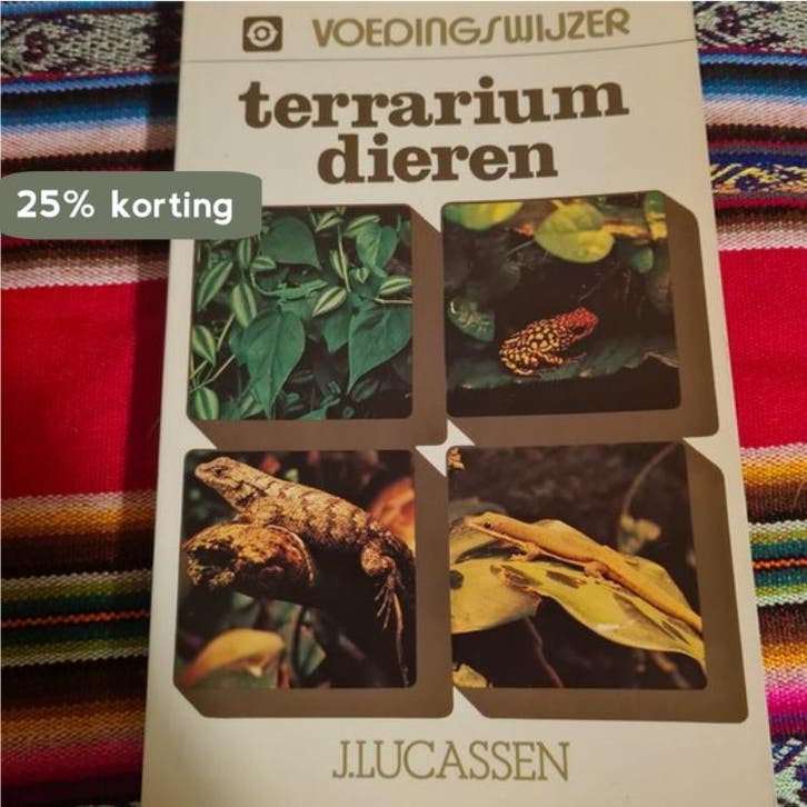 Terrarium dieren voedingswijzer 9789062481743 Lucassen, Boeken, Overige Boeken, Gelezen, Verzenden