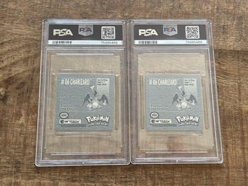 Pokémon - 2 Graded card - Charizard 06 - PSA 5 - Various