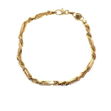 Cento group gouden Figarope schakel armband., Ophalen of Verzenden