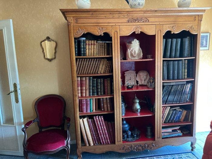Bibliothèque - Bois, Antiquités & Art, Antiquités | Autres Antiquités