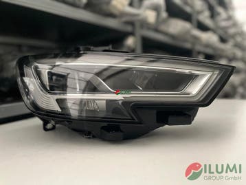 SCHEINWERFER AUDI A3 FACELIFT VOLL LED RECHTS KPL 8V0941034C, Verzenden