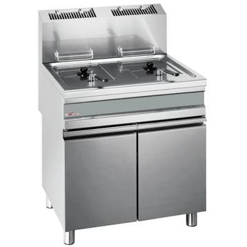 Friteuse | Gas | 15+15L | 110°C/190°C | 25.2kW | Piëzo, Verzenden