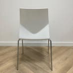 Four Design stapelstoel, wit - chroom, Gebruikt, Eén