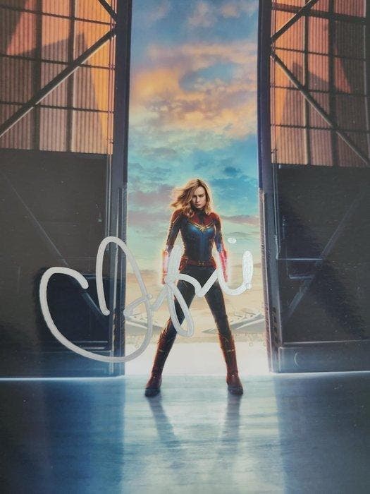 Captain Marvel - Brie Larson (Carol Danvers) - Signed Photo, Collections, Cinéma & Télévision