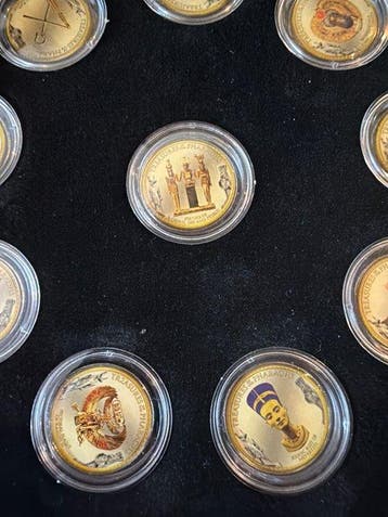 Egypte. Treasures of the Pharaohs - Set II. 10 Stück mit CoA