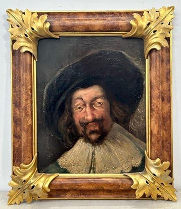 Scuola fiamminga (XVIII-XIX) - Ritratto di Pieter Paul, Antiquités & Art