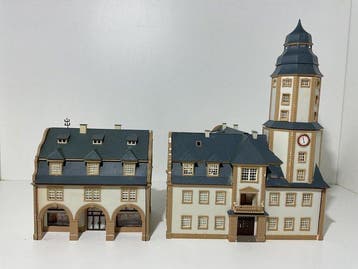 Faller H0 - Décor de train miniature (2) - Hôtel de ville