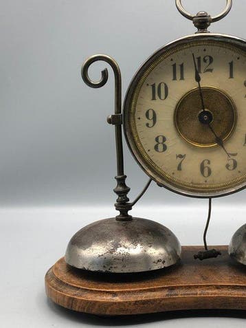 Réveil - Junghans - Laiton, Bois - 1890-1900 - Junghans