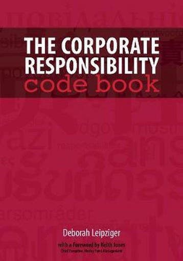The Corporate Responsibility Code Book 9781874719786, Verzenden, Deborah Leipziger