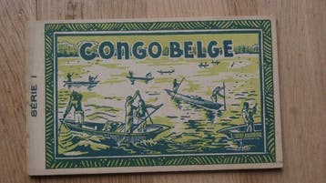 Belgisch Congo - 7 Complete Souvernir mapjes , Waarbij