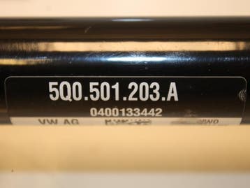 Aandrijfas links-achter Volkswagen Golf O123078