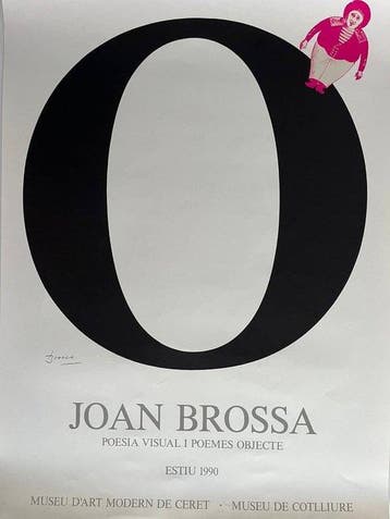 Joan Brossa - Musée dArt Céret - Iconic “O” Visual Poem –
