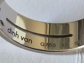 Sans prix de réserve - Dinh Van - Bague - 18 carats Or blanc