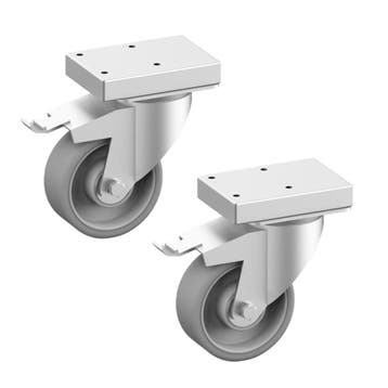 Wielenset | OPTIMA 700/900 | Geremd | 2 Stuks | Ø100mm, Verzenden