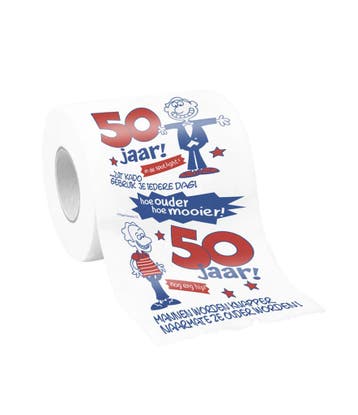Toiletpapier 50 Jaar Man, Verzenden