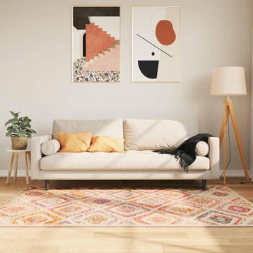vidaXL Vloerkleed wasbaar 120x180 cm meerkleurig, Verzenden