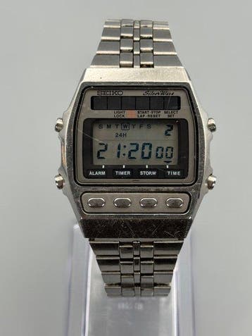 Seiko - SilverWave Solar A557-5000 – Rare Vintage Solar