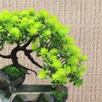 Sier Waterval Zen Garden Watermolen - Bonsai Boom Feng Shui, Verzenden, Nieuw