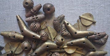 bronzen kralen - Achantis - Ghana (Zonder minimumprijs), Antiek en Kunst