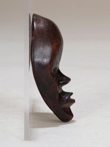 Klein Dan-paspoortmasker – Ivoorkust – hout (Zonder