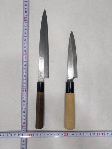 Keukenmes - Staal, Hout - Japan - Traditioneel Japans, Antiek en Kunst