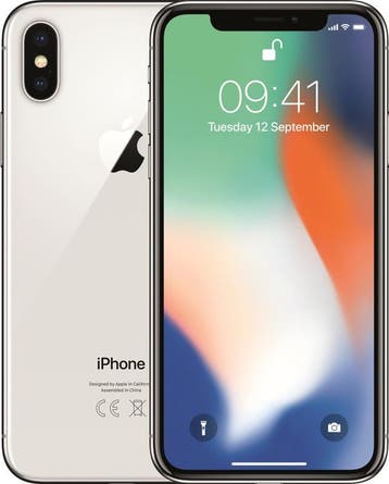 nieuwstaat Apple iPhone 10 (X) 256GB zilver + nieuwe accu, Telecommunicatie, Ophalen of Verzenden, Zo goed als nieuw