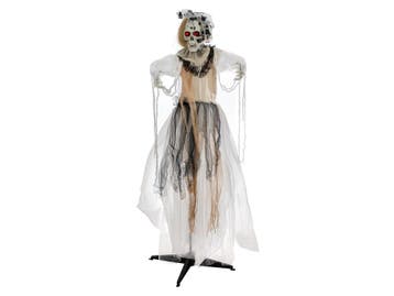 EUROPALMS Halloween Decoratie Bruid 170 Cm Licht Geluid En, Nieuw