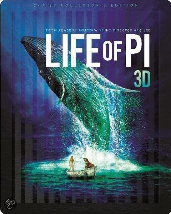 Life Of Pi (3D Blu-ray Steelbook Collector's Edition), CD & DVD, Blu-ray, Envoi