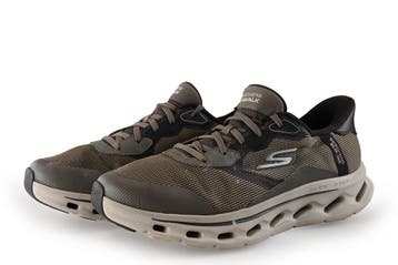 Skechers Sneakers in maat 43 Bruin, Kleding | Heren, Bruin, Verzenden, Zo goed als nieuw, Skechers