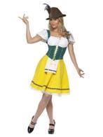 Dirndl Jurk Oktoberfest Geel, Verzenden, Nieuw