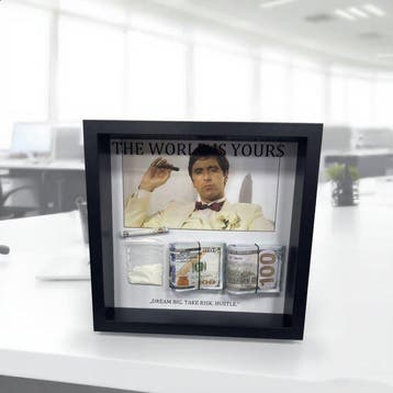 Fotolijst - Hout - 25 × 25 cm – Tony Montana, Nieuw