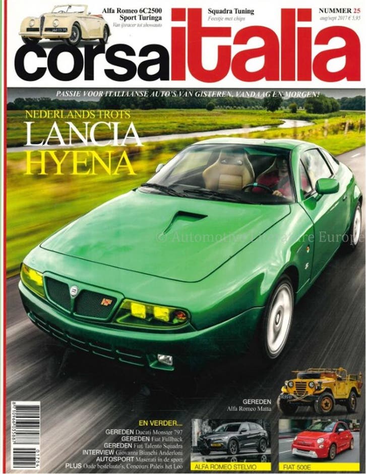 2017 CORSA ITALIA MAGAZINE 25 NEDERLANDS, Livres, Autos | Brochures & Magazines
