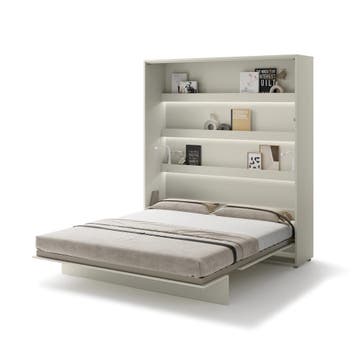 Lenart Bed Concept Verticaal Opklapbed 180x200 - Cashmere, Nieuw
