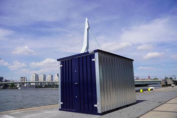 Materiaalcontainer | Zeecontainer tuinhuis - TE KOOP, OP=OP, Tuin en Terras, Nieuw, Metaal