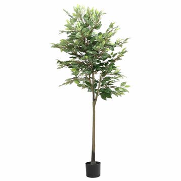 vidaXL Kunstfuxus boom 756 bladeren 170 cm groen, Verzenden