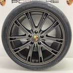 Porsche Panamera 971 21 Exclusive Design Titanium met banden, Auto-onderdelen, Ophalen, Gebruikt, Velg(en), 21 inch