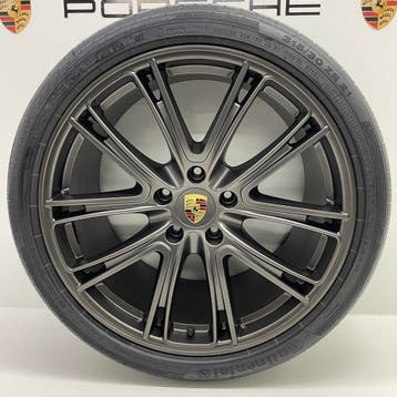 Porsche Panamera 971 21 Exclusive Design Titanium met banden, Ophalen, Gebruikt, Velg(en), 21 inch