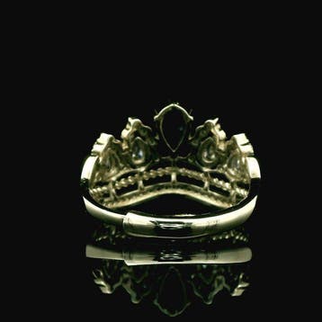 Tanzaniet - Zilver, S925 zilveren tanzanietring –