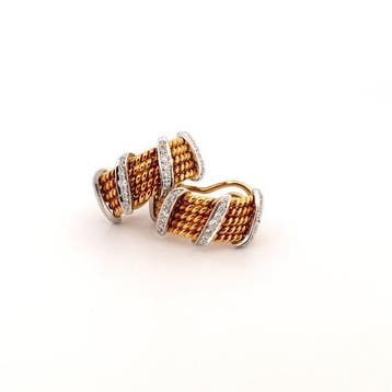 Tiffany & Co. - Oorbellen - Jean Schlumberger Six-Row Rope -, Nieuw
