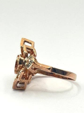 Sans prix de réserve - Bague - 9 carats Or rose, Argent, Bijoux, Sacs & Beauté, Bagues