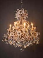 Lustre - Bronze, Cristal, Fer, Laiton, Antiek en Kunst