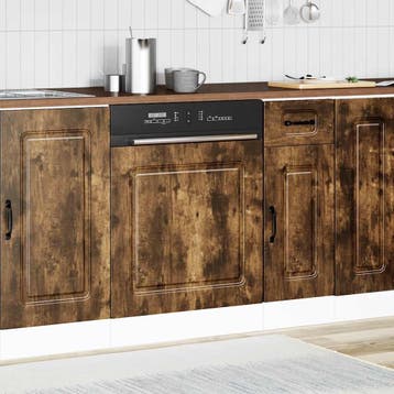 vidaXL Vaatwaspaneel Kalmar 60x1,5x57 cm bewerkt hout, Verzenden, Nieuw