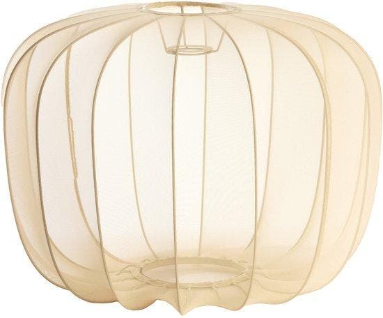 2dekans | Light & Living - kap - Plumeria - beige - textiel, Huis en Inrichting, Lampen | Overige, Ophalen of Verzenden