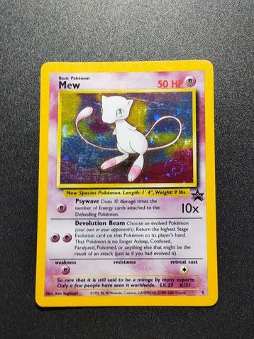 Pokémon - 1 Card - MEw Holo - Wotc Black Star Promos - ENG -