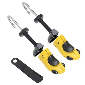 vidaXL Schoenspanners met schoenlepel EU 34-37 kunststof, Verzenden