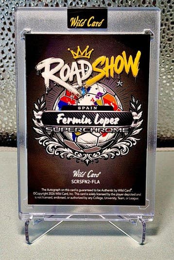 Wild Card Road Show Fermin Lopez 1/1 - 1 Card - Excellent