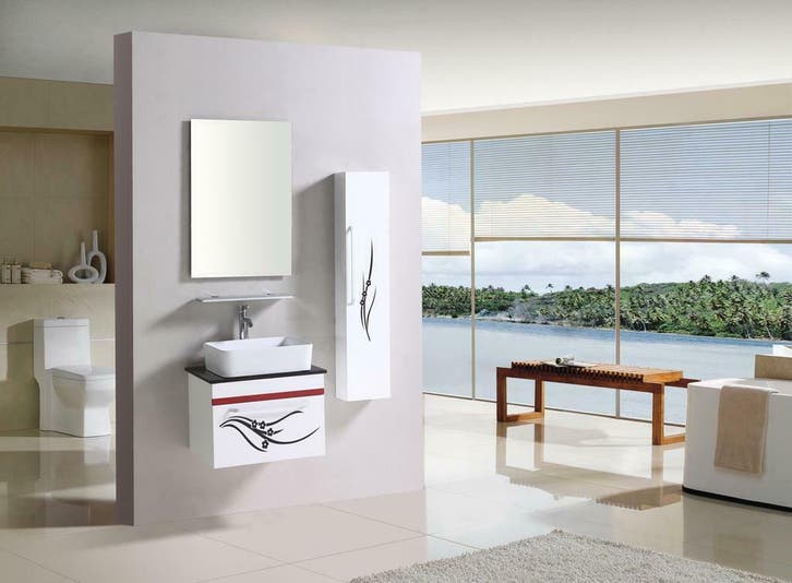 Sanifun badkamermeubel Blanca 600, Maison & Meubles, Salle de bain | Meubles de Salle de bain, Enlèvement ou Envoi