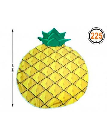 Ananas strandlaken handdoek 150cm, Ophalen of Verzenden, Nieuw