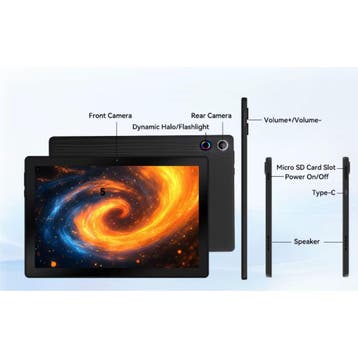 A7 Android Tablet - 11 Inch Display - 128 GB Opslag -, Verzenden, Nieuw, URAO